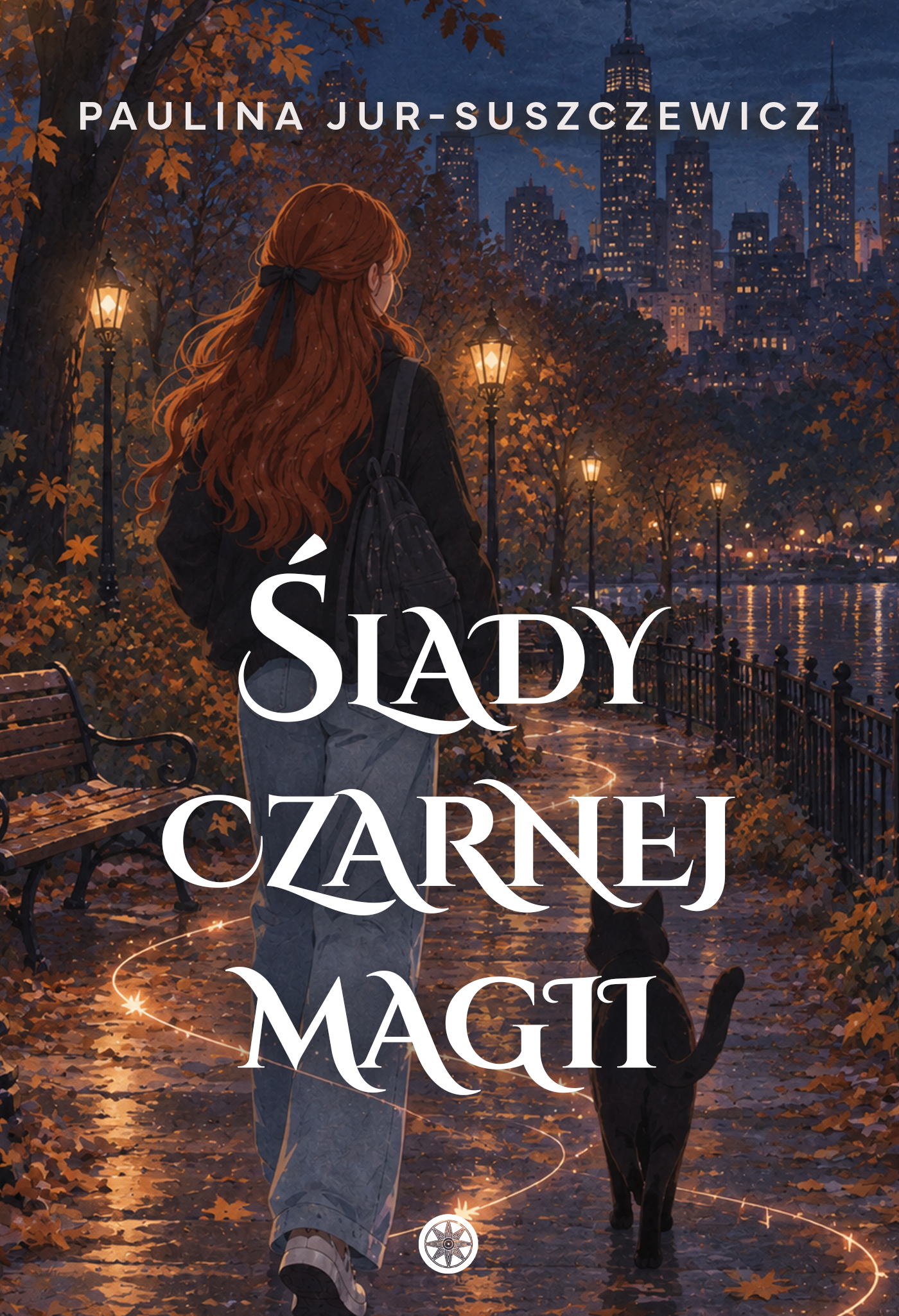 Okładka książki Ślady Czarnej Magii - urban fantasy autorstwa Pauliny Jur-Suszczewicz
