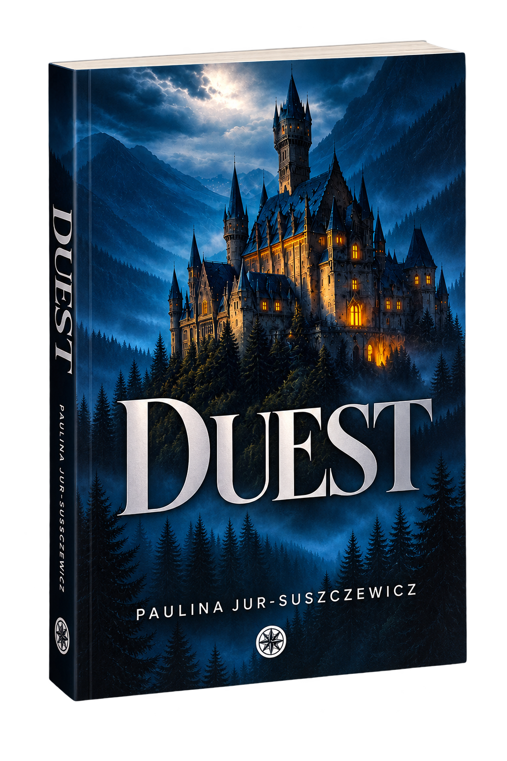 Książka Duest w wydaniu papierowym - fantasy Pauliny Jur-Suszczewicz